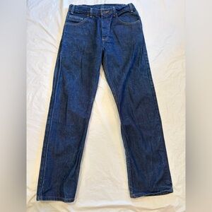 Steelguard FR Jeans Men's 32x30 Blue Dark Wash Straight Leg CAT2